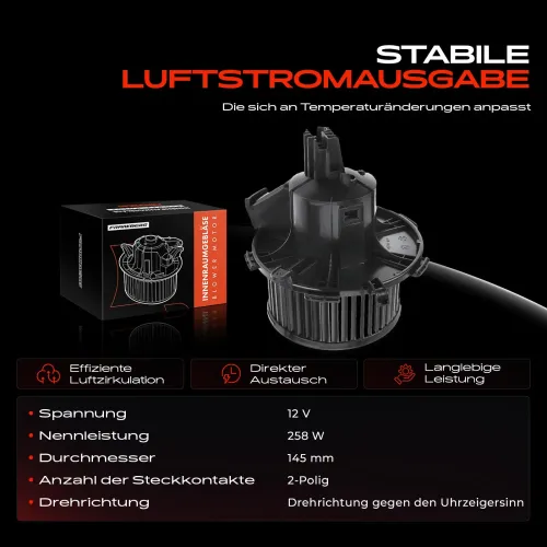 Innenraumgebläse 12 V Frankberg 5481FB0005228 Bild Innenraumgebläse 12 V Frankberg 5481FB0005228