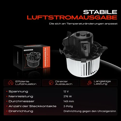 Innenraumgebläse 12 V Frankberg 5481FB0005234 Bild Innenraumgebläse 12 V Frankberg 5481FB0005234