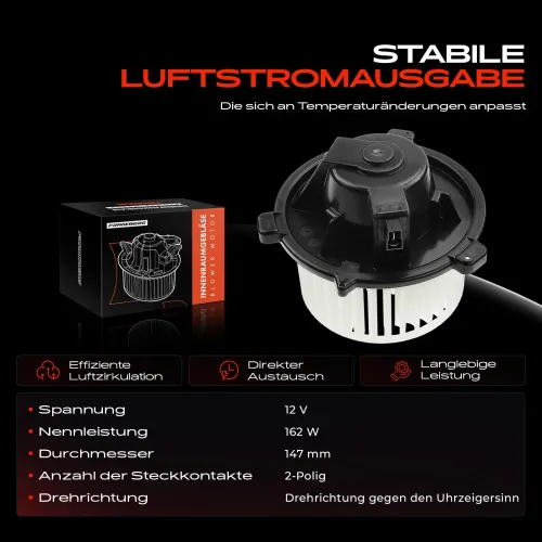 Innenraumgebläse 12 V Frankberg 5481FB0005237 Bild Innenraumgebläse 12 V Frankberg 5481FB0005237