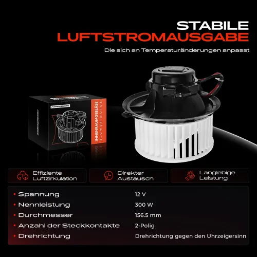 Innenraumgebläse 12 V Frankberg 5481FB0005261 Bild Innenraumgebläse 12 V Frankberg 5481FB0005261