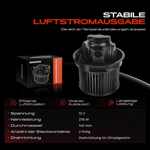 Innenraumgebläse 12 V Frankberg 5481FB0005271 Bild Innenraumgebläse 12 V Frankberg 5481FB0005271