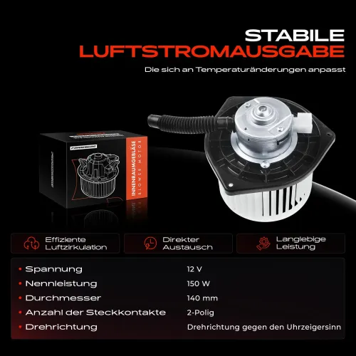 Innenraumgebläse 12 V Frankberg 5481FB0005275 Bild Innenraumgebläse 12 V Frankberg 5481FB0005275
