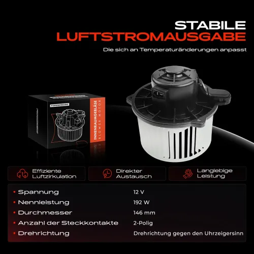 Innenraumgebläse 12 V Frankberg 5481FB0005291 Bild Innenraumgebläse 12 V Frankberg 5481FB0005291