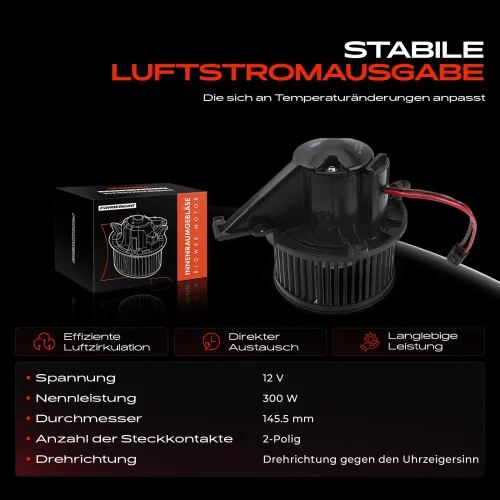 Innenraumgebläse 12 V Frankberg 5481FB0005298 Bild Innenraumgebläse 12 V Frankberg 5481FB0005298
