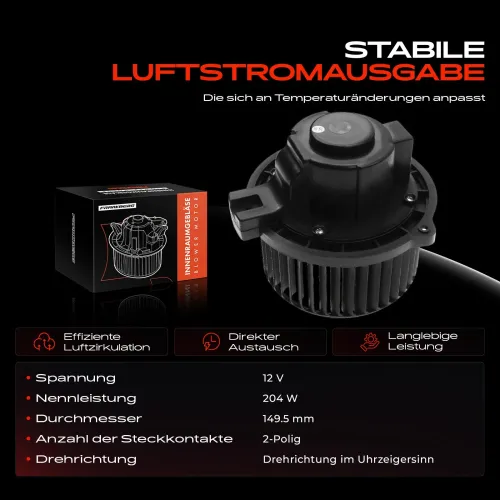 Innenraumgebläse 12 V Frankberg 5481FB0005314 Bild Innenraumgebläse 12 V Frankberg 5481FB0005314