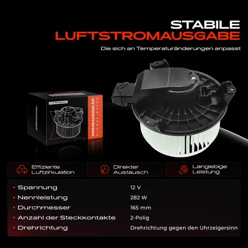 Innenraumgebläse 12 V 12 V Frankberg 5481FB0005322 Bild Innenraumgebläse 12 V 12 V Frankberg 5481FB0005322