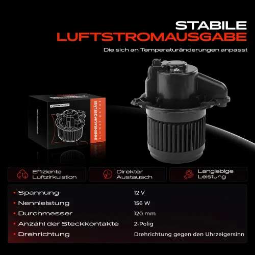 Innenraumgebläse 12 V Frankberg 5481FB0005342 Bild Innenraumgebläse 12 V Frankberg 5481FB0005342