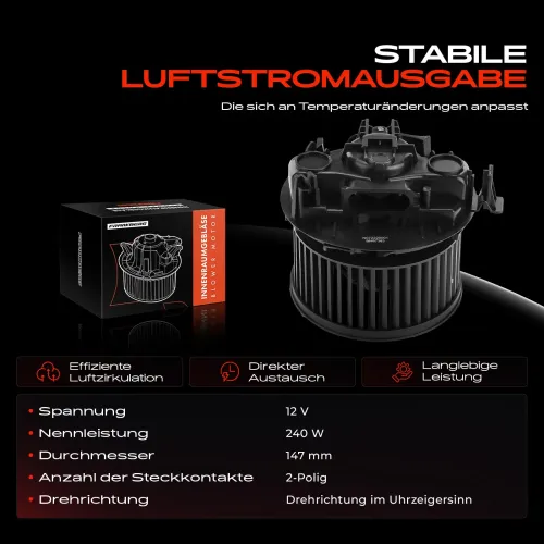 Innenraumgebläse 12 V Frankberg 5481FB0005344 Bild Innenraumgebläse 12 V Frankberg 5481FB0005344