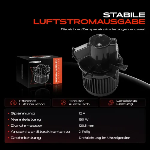 Innenraumgebläse 12 V Frankberg 5481FB0005359 Bild Innenraumgebläse 12 V Frankberg 5481FB0005359