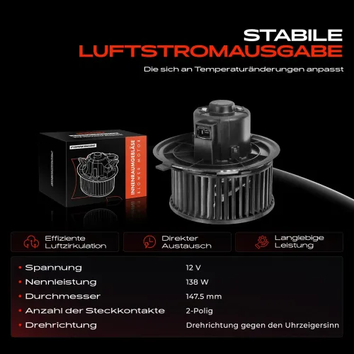 Innenraumgebläse 12 V Frankberg 5481FB0005361 Bild Innenraumgebläse 12 V Frankberg 5481FB0005361