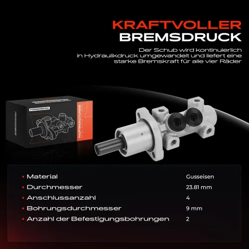 Hauptbremszylinder Frankberg 5481FB0005370 Bild Hauptbremszylinder Frankberg 5481FB0005370