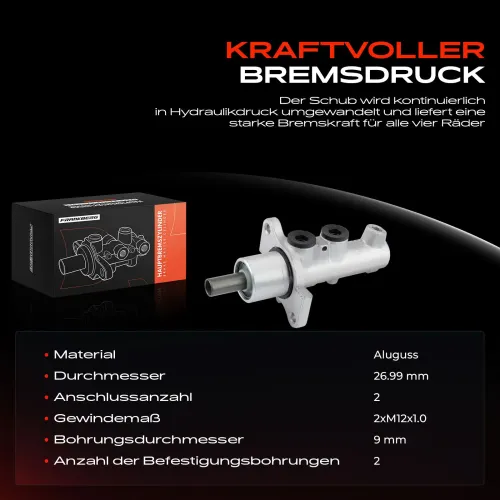Hauptbremszylinder Frankberg 5481FB0005389 Bild Hauptbremszylinder Frankberg 5481FB0005389