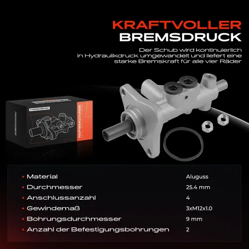 Hauptbremszylinder Frankberg 5481FB0005397 Bild Hauptbremszylinder Frankberg 5481FB0005397