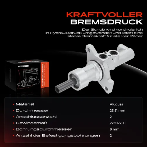 Hauptbremszylinder Frankberg 5481FB0005399 Bild Hauptbremszylinder Frankberg 5481FB0005399