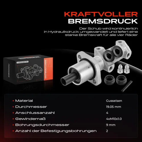 Hauptbremszylinder Frankberg 5481FB0005400 Bild Hauptbremszylinder Frankberg 5481FB0005400
