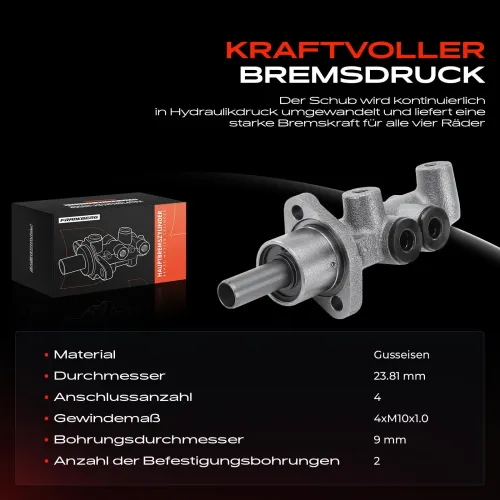 Hauptbremszylinder Frankberg 5481FB0005411 Bild Hauptbremszylinder Frankberg 5481FB0005411