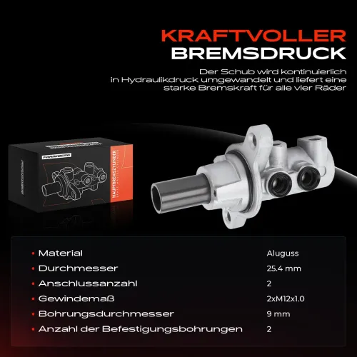 Hauptbremszylinder Frankberg 5481FB0005418 Bild Hauptbremszylinder Frankberg 5481FB0005418