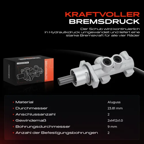 Hauptbremszylinder Frankberg 5481FB0005419 Bild Hauptbremszylinder Frankberg 5481FB0005419