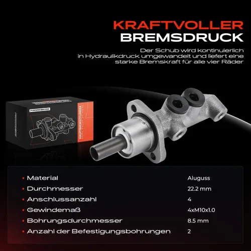 Hauptbremszylinder Frankberg 5481FB0005421 Bild Hauptbremszylinder Frankberg 5481FB0005421
