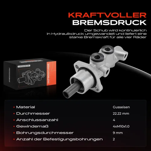 Hauptbremszylinder Frankberg 5481FB0005427 Bild Hauptbremszylinder Frankberg 5481FB0005427