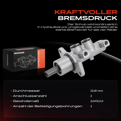 Hauptbremszylinder Frankberg 5481FB0005448 Bild Hauptbremszylinder Frankberg 5481FB0005448