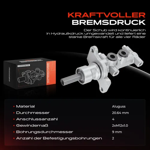Hauptbremszylinder Frankberg 5481FB0005479 Bild Hauptbremszylinder Frankberg 5481FB0005479