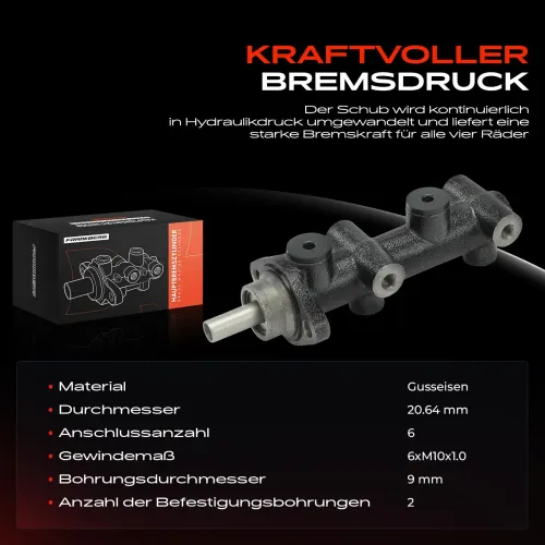 Hauptbremszylinder Frankberg 5481FB0005506 Bild Hauptbremszylinder Frankberg 5481FB0005506