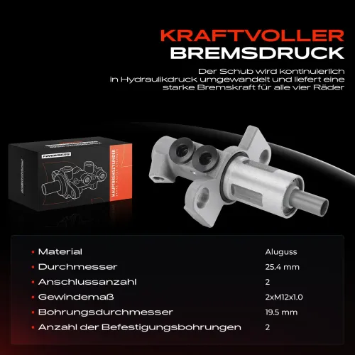 Hauptbremszylinder Frankberg 5481FB0005510 Bild Hauptbremszylinder Frankberg 5481FB0005510