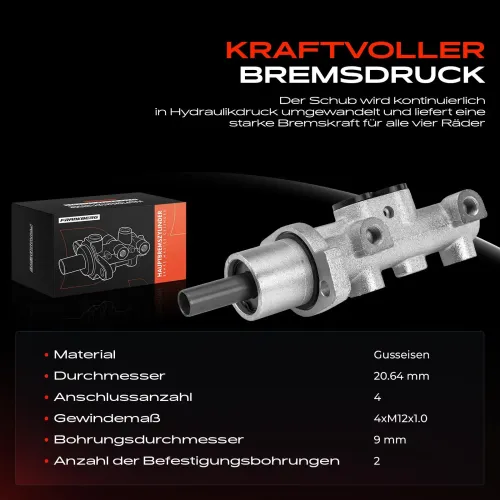 Hauptbremszylinder Frankberg 5481FB0005516 Bild Hauptbremszylinder Frankberg 5481FB0005516
