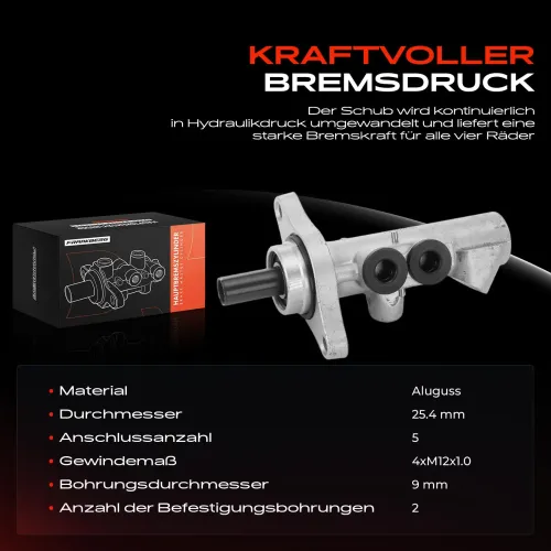 Hauptbremszylinder Frankberg 5481FB0005518 Bild Hauptbremszylinder Frankberg 5481FB0005518