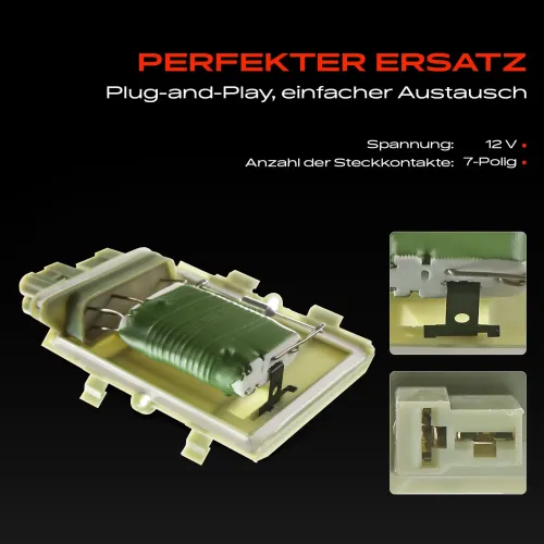 Regler, Innenraumgebläse 12 V Frankberg 5481FB0005603 Bild Regler, Innenraumgebläse 12 V Frankberg 5481FB0005603