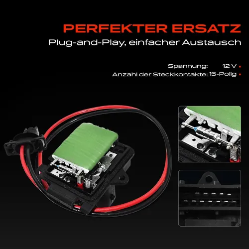 Regler, Innenraumgebläse 12 V Frankberg 5481FB0005617 Bild Regler, Innenraumgebläse 12 V Frankberg 5481FB0005617