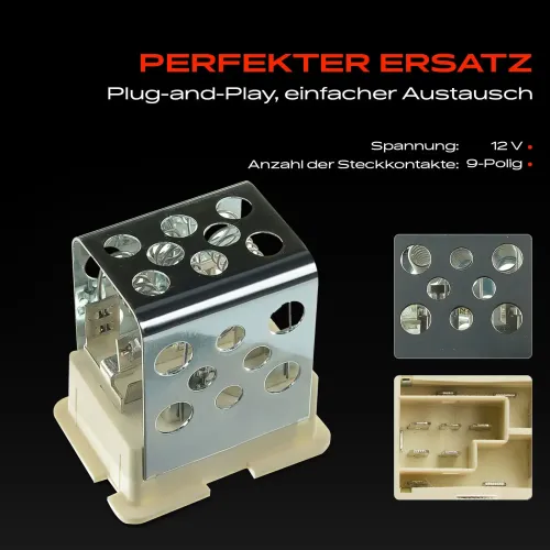 Regler, Innenraumgebläse 12 V Frankberg 5481FB0005622 Bild Regler, Innenraumgebläse 12 V Frankberg 5481FB0005622