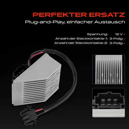 Regler, Innenraumgebläse 12 V Frankberg 5481FB0005628 Bild Regler, Innenraumgebläse 12 V Frankberg 5481FB0005628