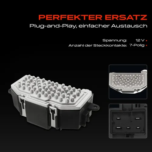 Regler, Innenraumgebläse 12 V vorne Frankberg 5481FB0005630 Bild Regler, Innenraumgebläse 12 V vorne Frankberg 5481FB0005630