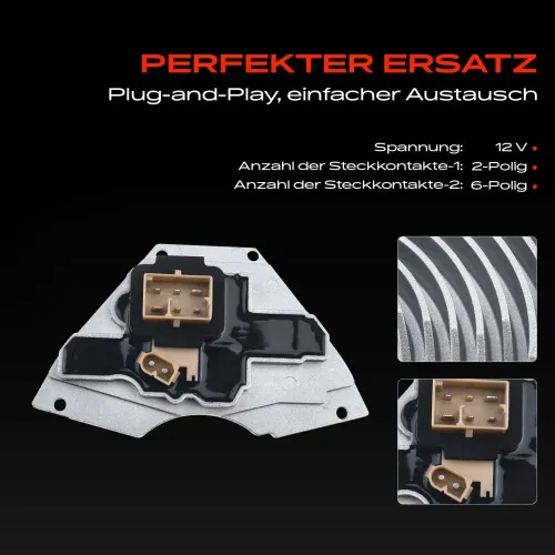 Regler, Innenraumgebläse 12 V Frankberg 5481FB0005634 Bild Regler, Innenraumgebläse 12 V Frankberg 5481FB0005634
