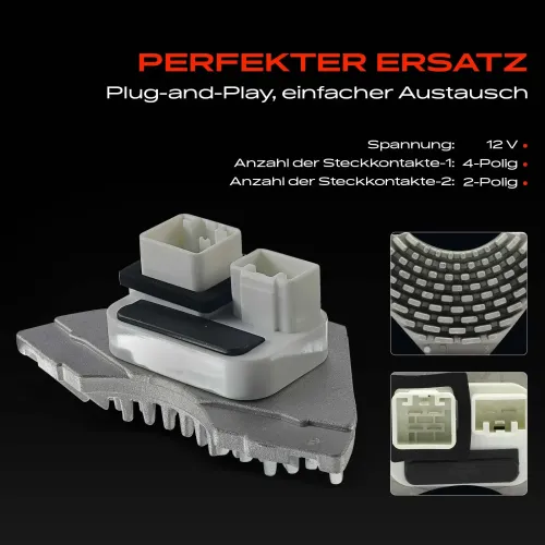 Regler, Innenraumgebläse 12 V Frankberg 5481FB0005646 Bild Regler, Innenraumgebläse 12 V Frankberg 5481FB0005646