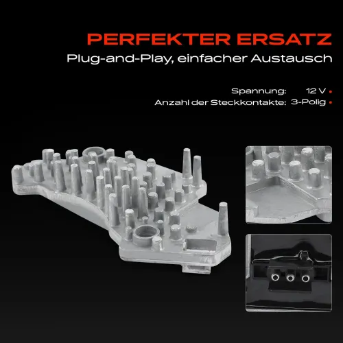 Regler, Innenraumgebläse 12 V Frankberg 5481FB0005649 Bild Regler, Innenraumgebläse 12 V Frankberg 5481FB0005649