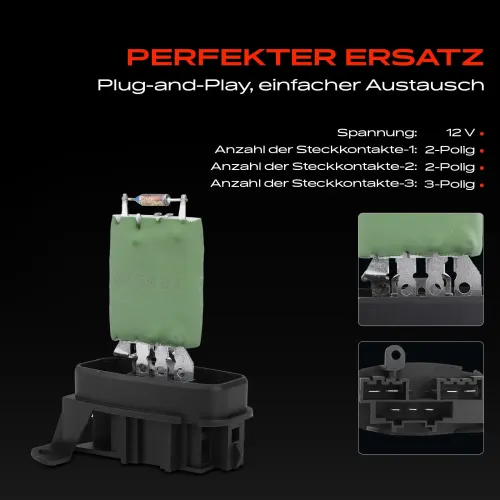 Regler, Innenraumgebläse 12 V Frankberg 5481FB0005656 Bild Regler, Innenraumgebläse 12 V Frankberg 5481FB0005656