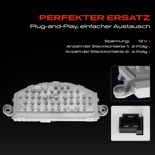 Regler, Innenraumgebläse 12 V Frankberg 5481FB0005660 Bild Regler, Innenraumgebläse 12 V Frankberg 5481FB0005660