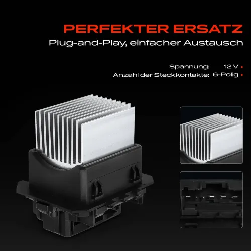 Regler, Innenraumgebläse 12 V Frankberg 5481FB0005662 Bild Regler, Innenraumgebläse 12 V Frankberg 5481FB0005662