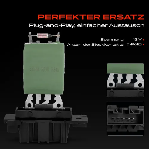 Regler, Innenraumgebläse 12 V Frankberg 5481FB0005677 Bild Regler, Innenraumgebläse 12 V Frankberg 5481FB0005677