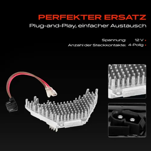 Regler, Innenraumgebläse 12 V Frankberg 5481FB0005683 Bild Regler, Innenraumgebläse 12 V Frankberg 5481FB0005683