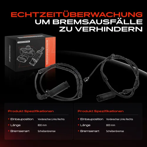 Warnkontakt, Bremsbelagverschleiß Vorderachse beidseitig Frankberg 5481FB0005706 Bild Warnkontakt, Bremsbelagverschleiß Vorderachse beidseitig Frankberg 5481FB0005706