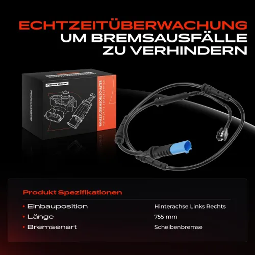 Warnkontakt, Bremsbelagverschleiß hinten Hinterachse beidseitig Frankberg 5481FB0005728 Bild Warnkontakt, Bremsbelagverschleiß hinten Hinterachse beidseitig Frankberg 5481FB0005728