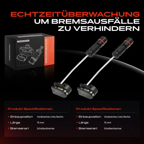 Warnkontakt, Bremsbelagverschleiß Vorderachse beidseitig Frankberg 5481FB0005735 Bild Warnkontakt, Bremsbelagverschleiß Vorderachse beidseitig Frankberg 5481FB0005735