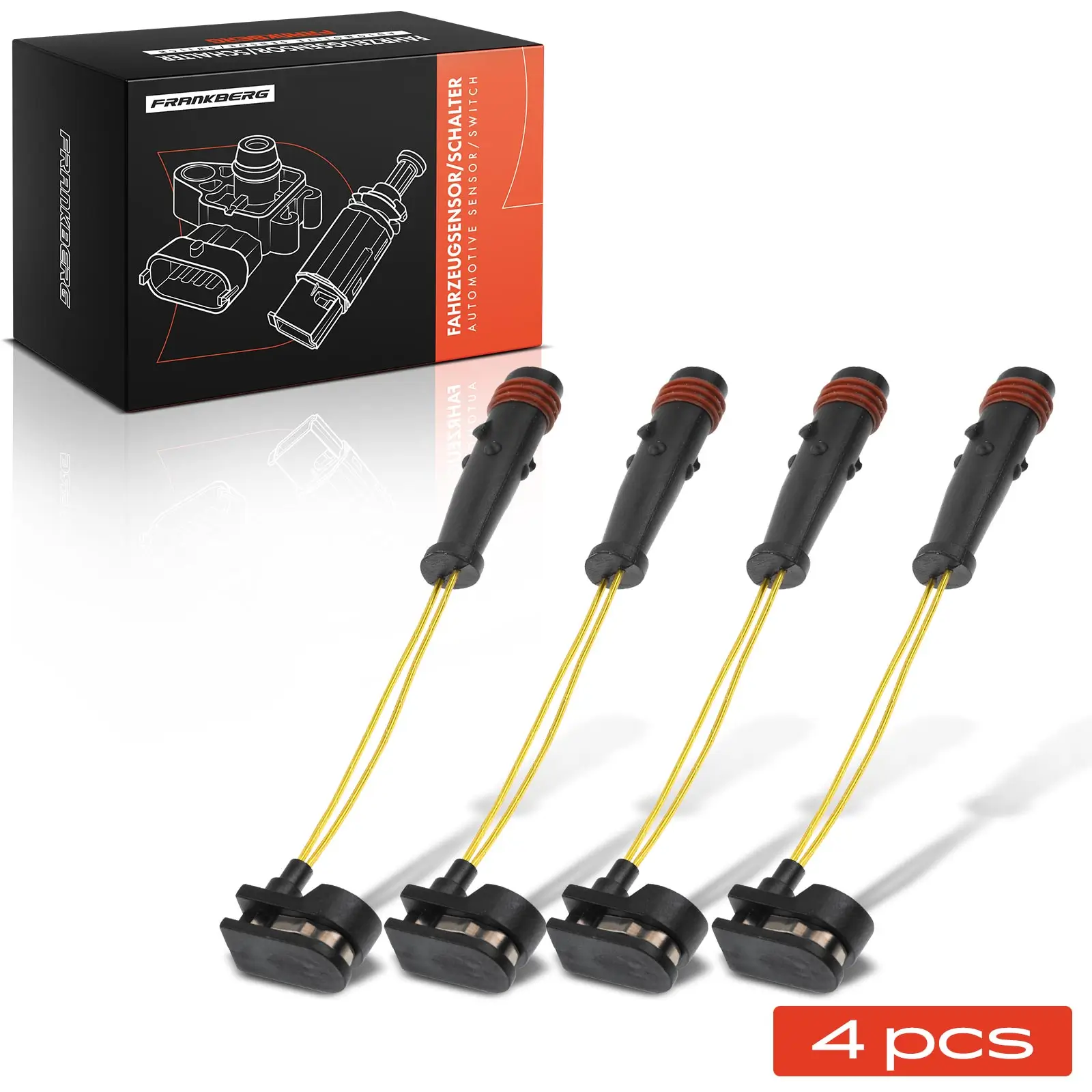 Warnkontakt, Bremsbelagverschleiß Vorderachse beidseitig Frankberg 5481FB0005737