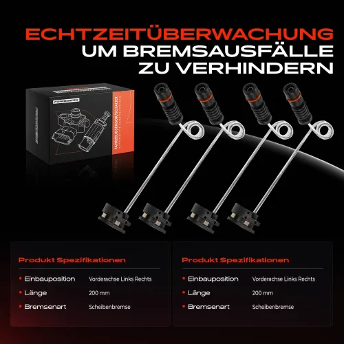 Warnkontakt, Bremsbelagverschleiß Vorderachse beidseitig Frankberg 5481FB0005741 Bild Warnkontakt, Bremsbelagverschleiß Vorderachse beidseitig Frankberg 5481FB0005741