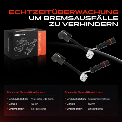 Warnkontakt, Bremsbelagverschleiß Vorderachse beidseitig Frankberg 5481FB0005742 Bild Warnkontakt, Bremsbelagverschleiß Vorderachse beidseitig Frankberg 5481FB0005742