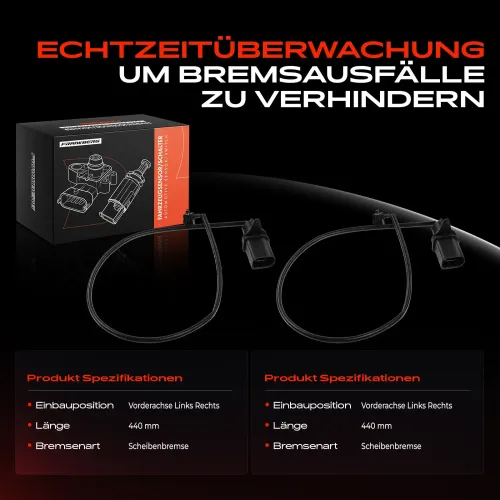 Warnkontakt, Bremsbelagverschleiß Vorderachse beidseitig Frankberg 5481FB0005748 Bild Warnkontakt, Bremsbelagverschleiß Vorderachse beidseitig Frankberg 5481FB0005748